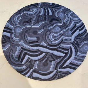 Tisch New York malachite (navy) placemat/coaster, never used